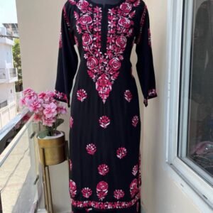 Pure Chikankari Kurti And Pant