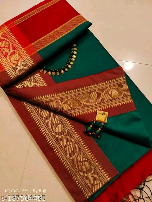 Handloom Cotton Silk Bangladesh Saree