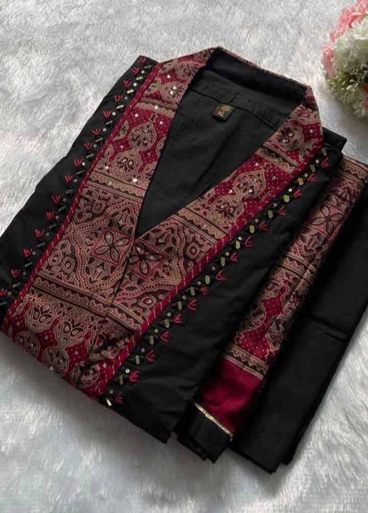 Pure Jaipuri Cotton Dupatta Kurti Set - Image 2