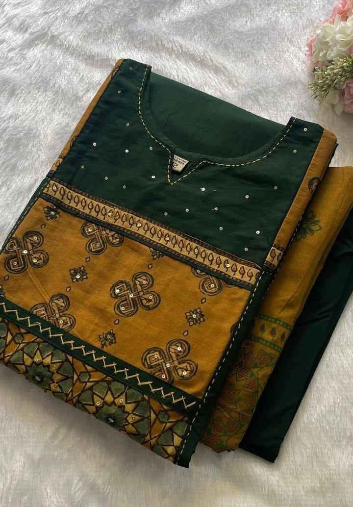 Pure Jaipuri Cotton Dupatta Kurti Set - Image 7