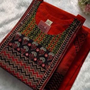 Pure Jaipuri Cotton Dupatta Kurti Set