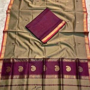 Pure Handloom Maheswari Kota Saree