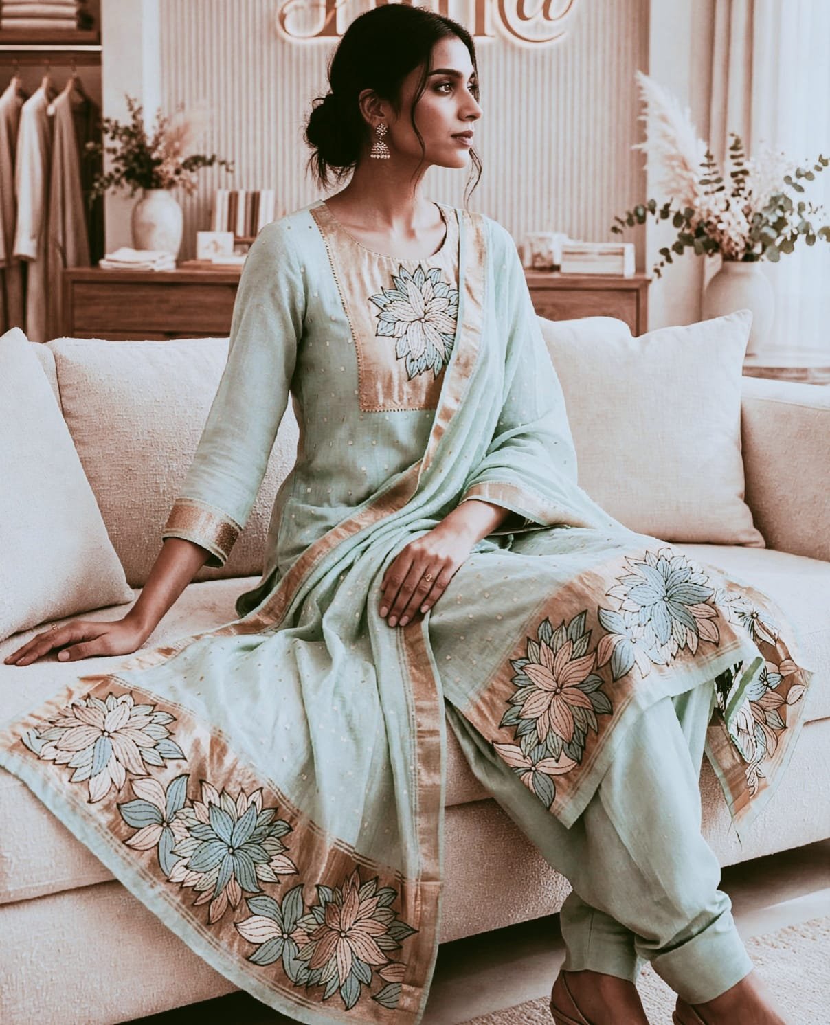 Pure Jamdani Suit Premium - Image 4