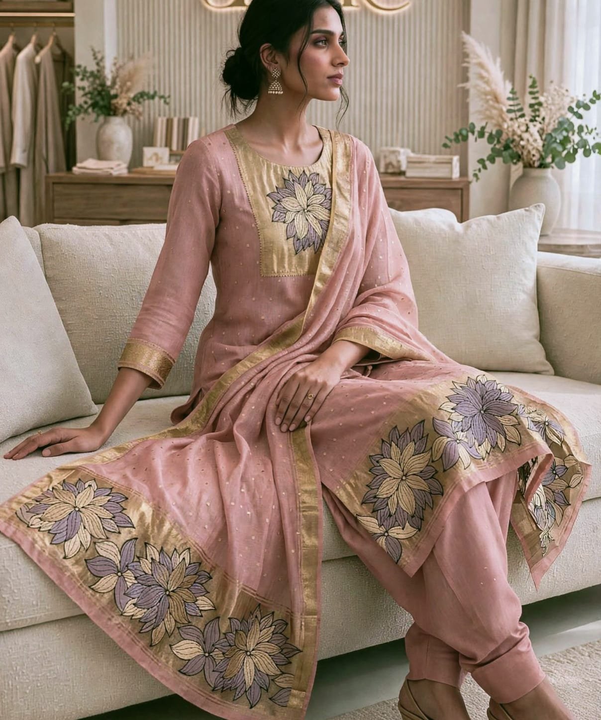 Pure Jamdani Suit Premium - Image 3