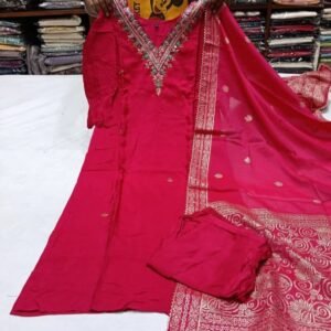 Pure Muslin Kurti Dupatta Set