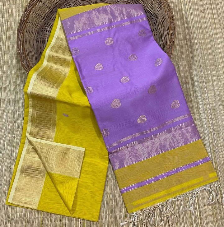 Pure Handloom Maheswari Kota Saree