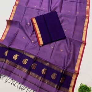 Pure Handloom Maheswari Cotton Silk Saree